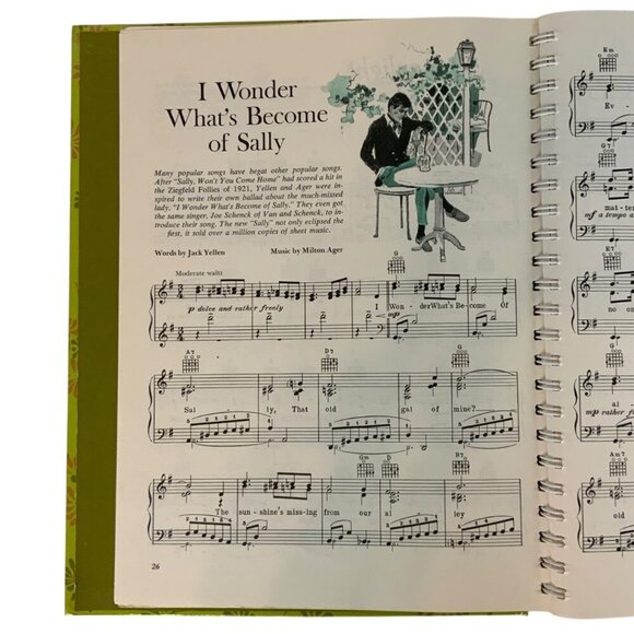 Readers Digest Family Songbook Spiral-Bound Hardcover Floral Cover Vintage 1969 - Picture 7 of 12